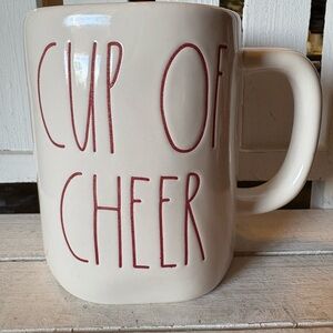 Rae Dunn Cream Cup of Cheer Mug
